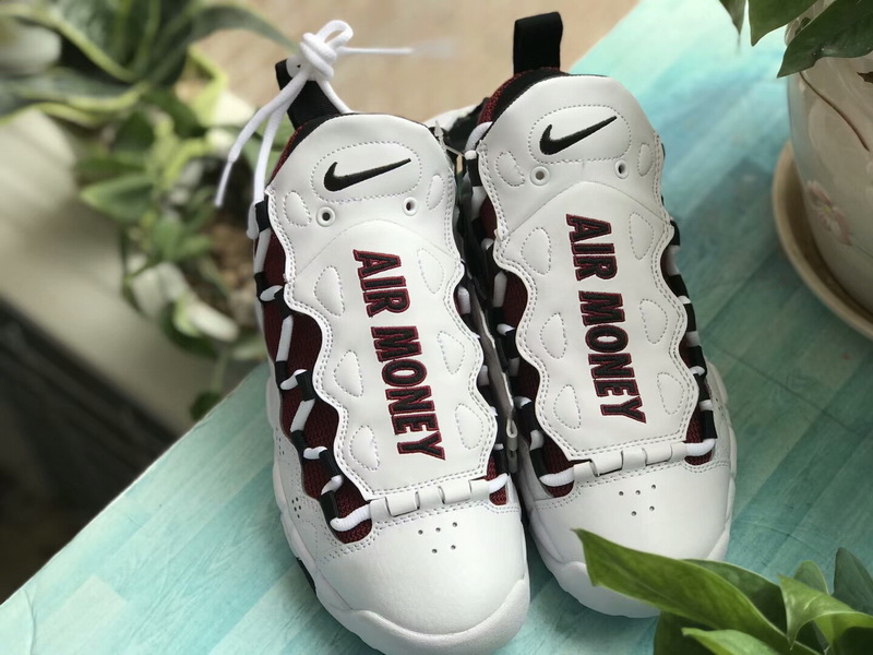 Authentic Nike Air More Moeny white&black 